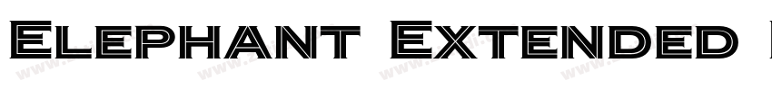 Elephant Extended B字体转换 Elephant Extended B字体转换